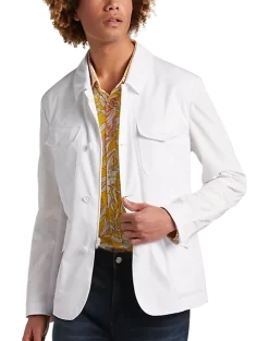 Paisley & Gray Slim Fit Casual Jacket, White