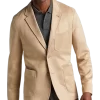 Joseph Abboud Modern Fit Notch Lapel Ultra Suede Soft Jacket, Sand