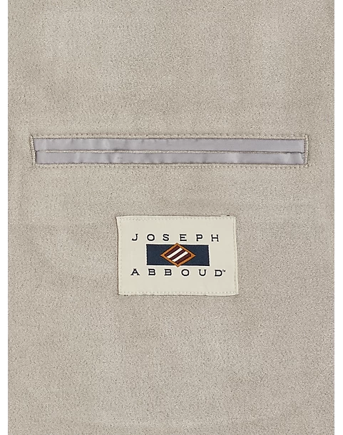Joseph Abboud Modern Fit Ultrasuede Sport Coat, Light Gray - Image 2
