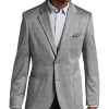 Awearness Kenneth Cole Modern Fit Soft Jacket, Gray Plaid