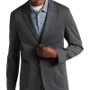 Awearness Kenneth Cole Modern Fit Notch Lapel Soft Jacket, Charcoal
