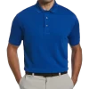 PGA Tour Classic Fit Airflux Polo, Medium Blue