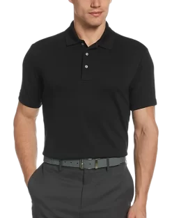 PGA Tour Classic Fit Airflux Polo, Black