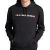 The Phluid Project Classic Fit Be A Good Human Graphic Hoodie, Black
