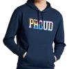 The Phluid Project Classic Fit Proud Graphic Hoodie, Navy