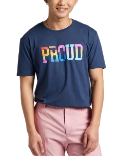 The Phluid Project Classic Fit Proud Graphic Crew, Black