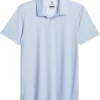 Report Collection Modern Fit Knit Polo, Light Blue