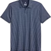 Report Collection Modern Fit Knit Polo, Navy Geo