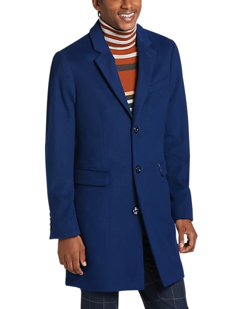 Paisley & Gray Topcoat, Sapphire Blue