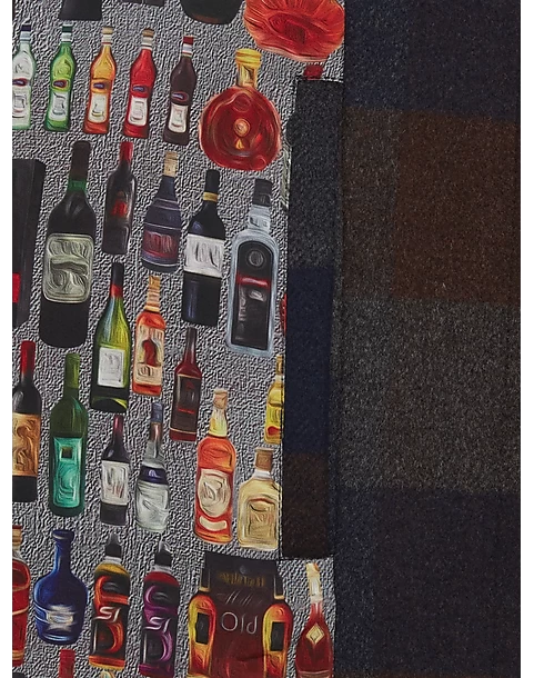 Paisley & Gray Slim Fit Topcoat, Wine Buffalo Plaid - Image 3