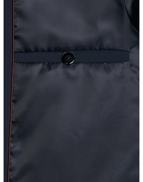 Michael Strahan Modern Fit Bomber Jacket, Black - Image 2