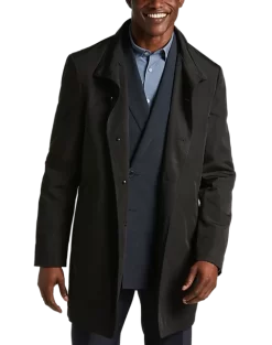 Calvin Klein Slim Fit Raincoat, Black