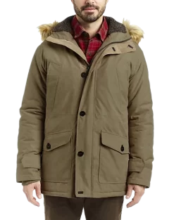 Rainforest Classic Fit Hooded Parka, Brown
