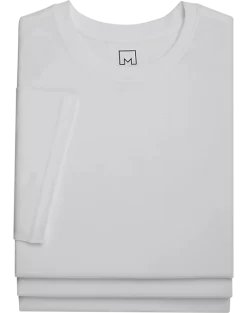 Michael Strahan Crew Neck Tees 3-Pack, White