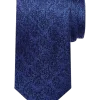 Egara Skinny Tie, Navy Subtle Diamond Check