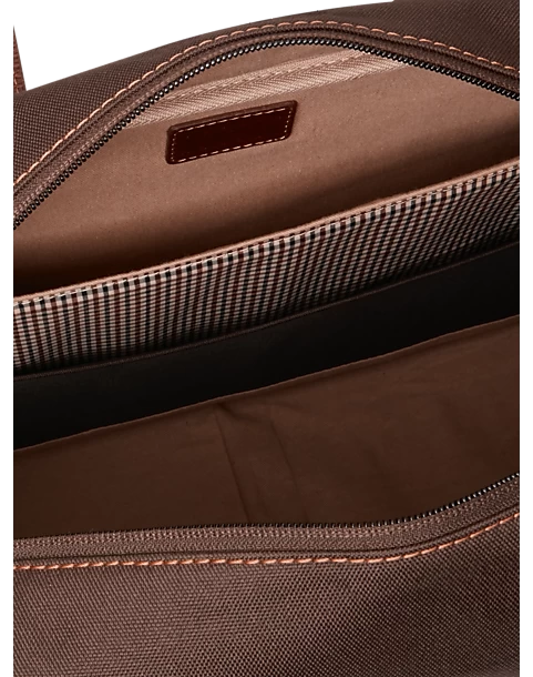 Joseph Abboud Leather & Nylon Duffel Bag, Black - Image 2