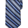 Pronto Uomo Narrow Tie, Blue Stripe