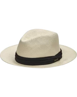 Biltmore Woven Safari Hat, Bone White