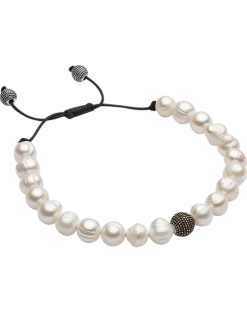 Pronto Uomo Bracelet, White Pearl