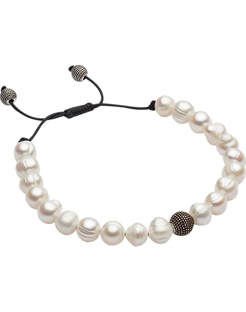 Pronto Uomo Bracelet, White Pearl